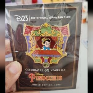 Disney D23 Celebrates 85 Years Of Pinocchio Limited Edition Pin